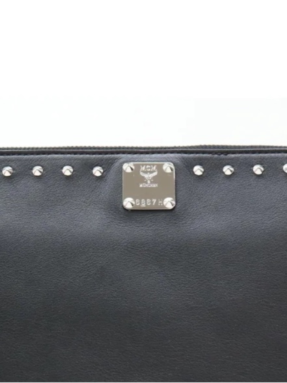 MCM Wristlet Zip Pouch In Nappa Leather